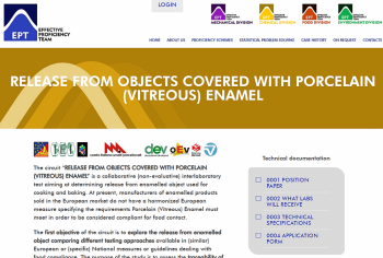 INTERLABORATORY ON ENAMELLED OBJECTS RELEASE